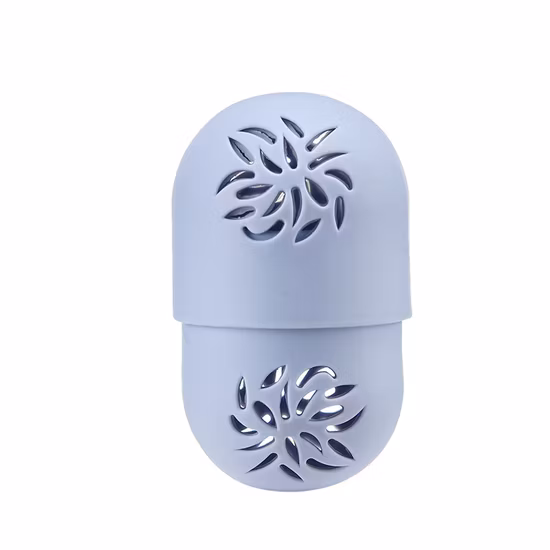 Boîte de rangement en silicone pour bouffée de poudre, type capsule, pour éponge de maquillage