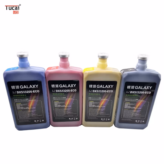 Encre à solvant écologique Galaxy 100% originale, prix bon marché, pour imprimante Epson Dx5 3212ld + 1812AG + 1818AA +
